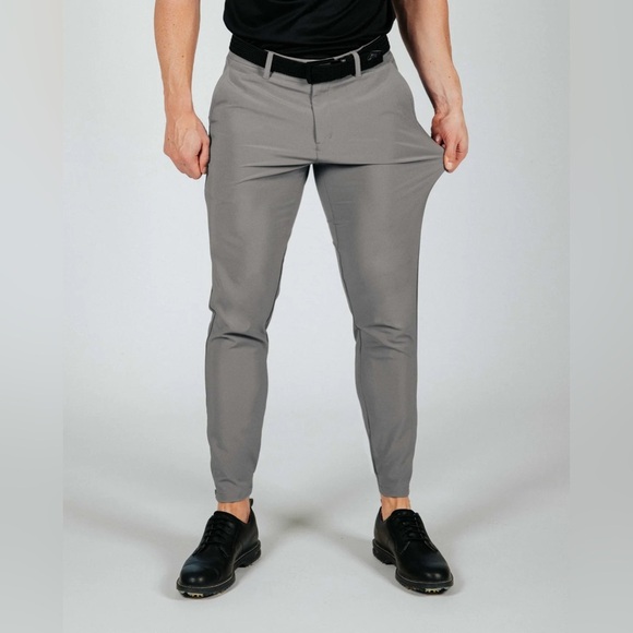 Primo Ash Gray Slim Golf Jogger 30W - Picture 1 of 11